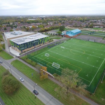 a finished 3G pitch construction